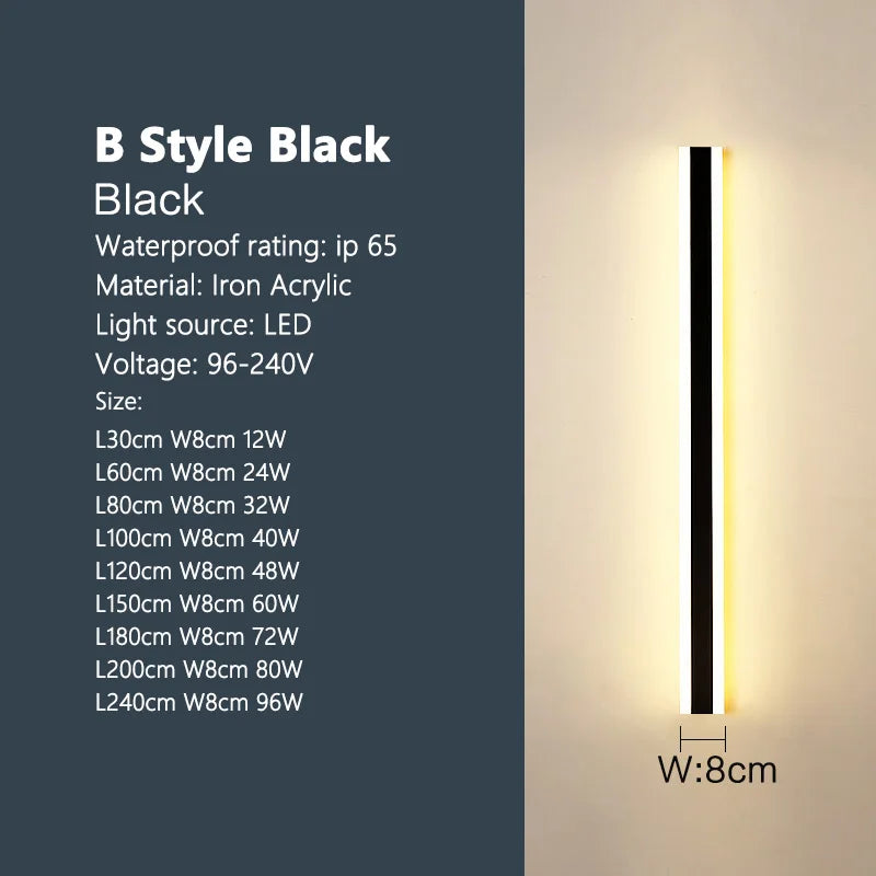 Lumitierra Peña — IP65 Outdoor LED Wall Sconce