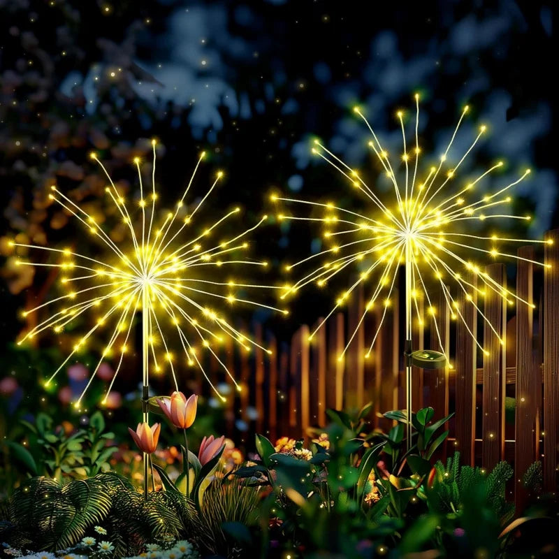 Lumitierra Chispa — 200-LED Copper Wire Solar String Light