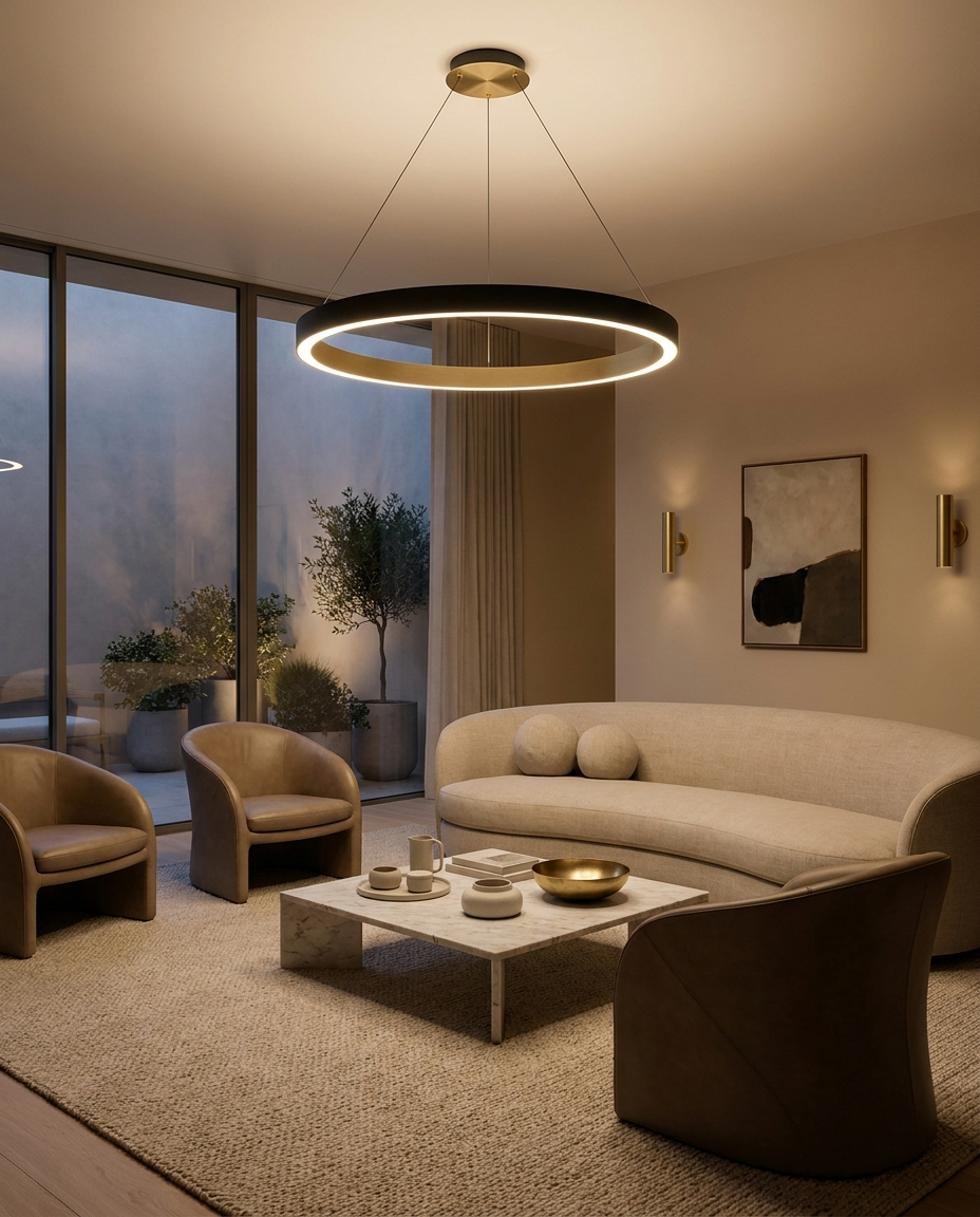 Lumitierra Cielo — Ring LED Chandelier