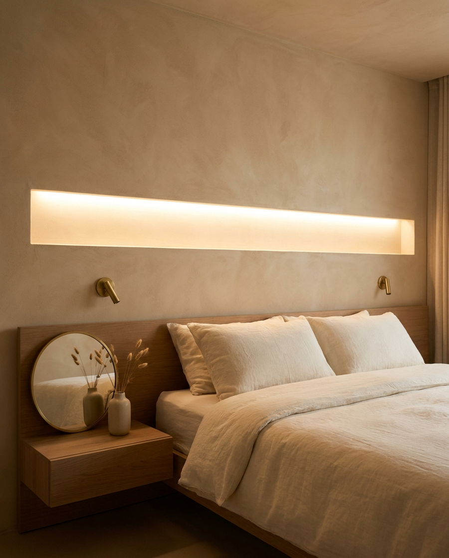 Lumitierra Vela — Aplique de Pared LED Lineal