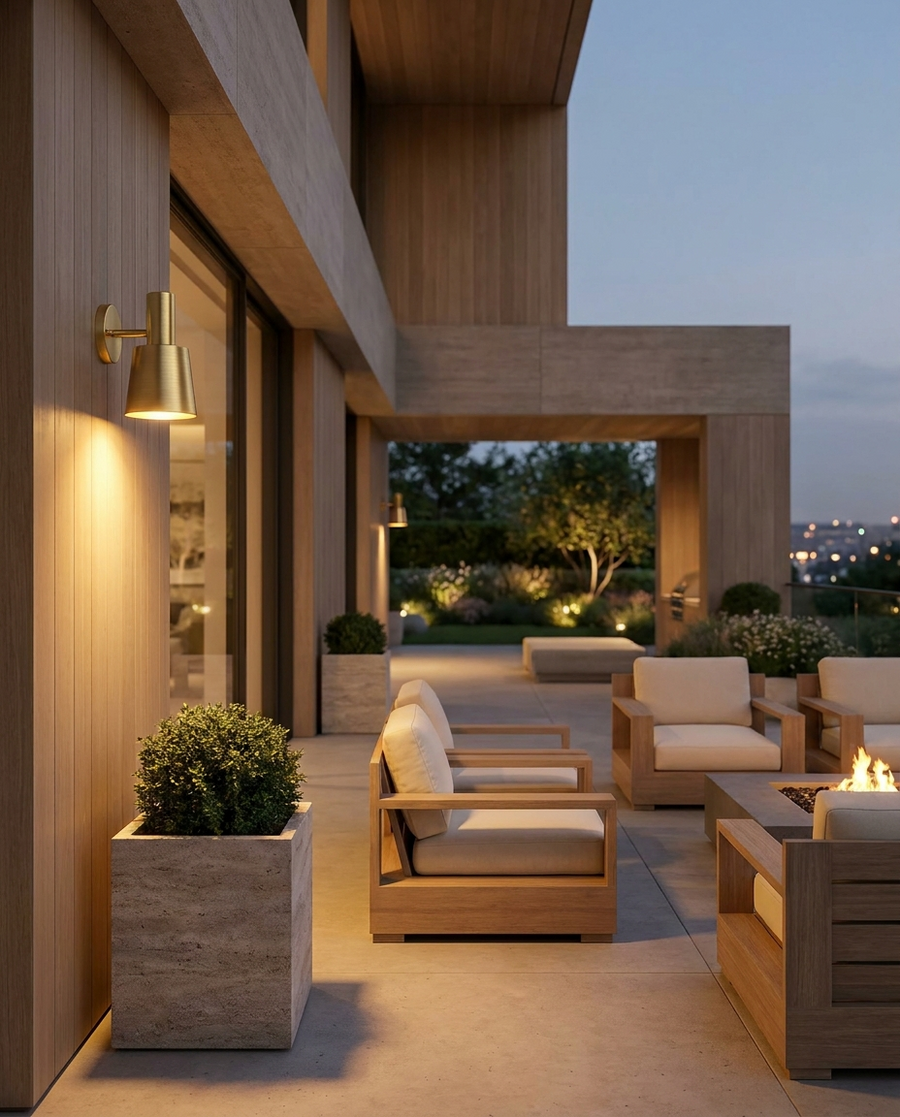 Lumitierra Ocaso — Aplique de Pared LED para Exterior 24W