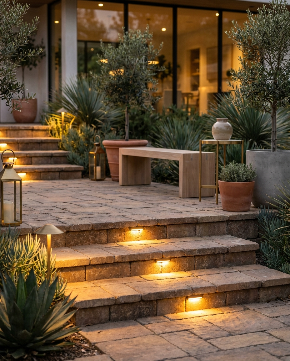 Lumitierra Pathway — Solar Step Light for Stairs